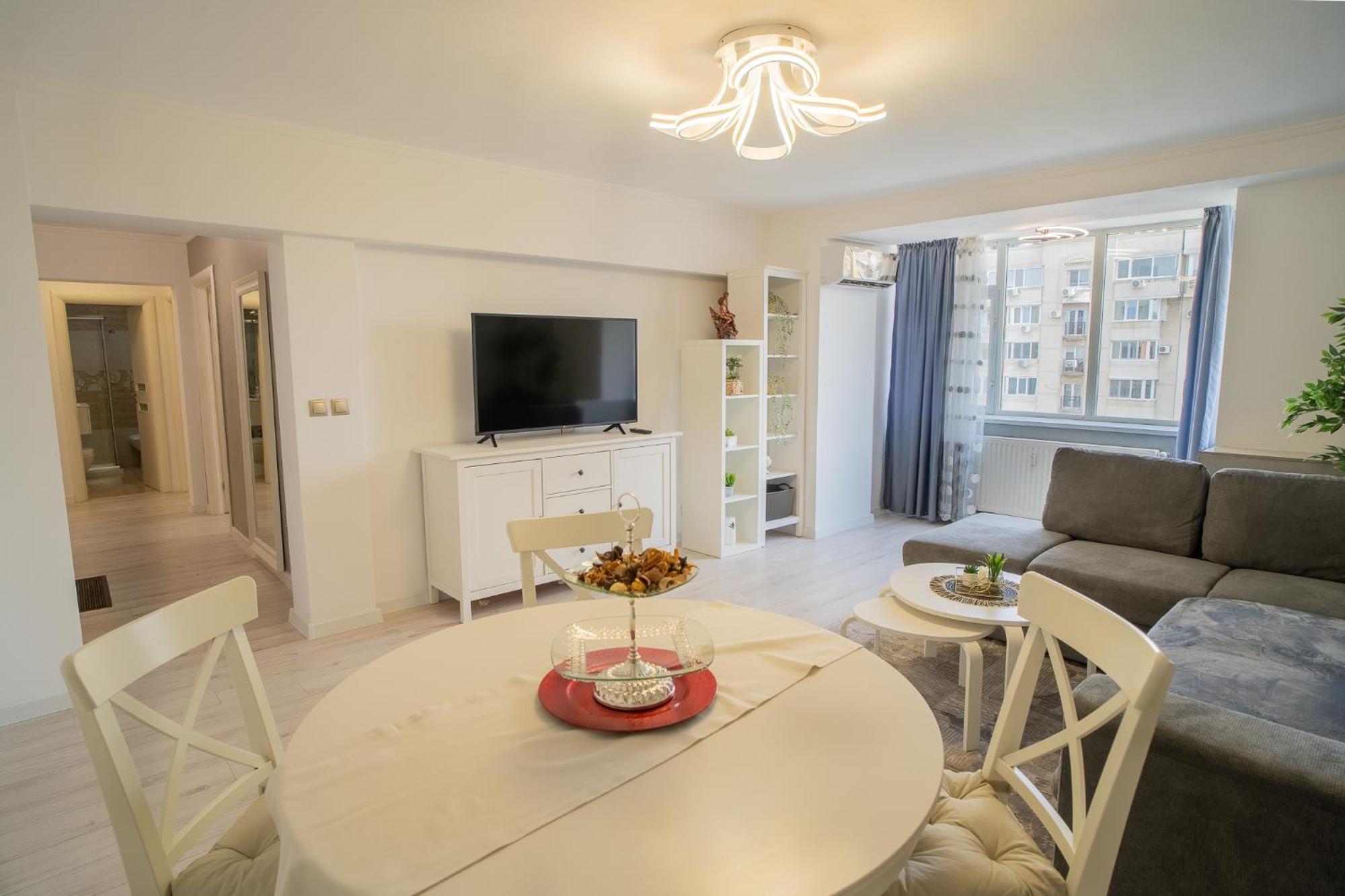 Апартаменты Luxury 2Br On Decebal Avenue Бухарест Экстерьер фото