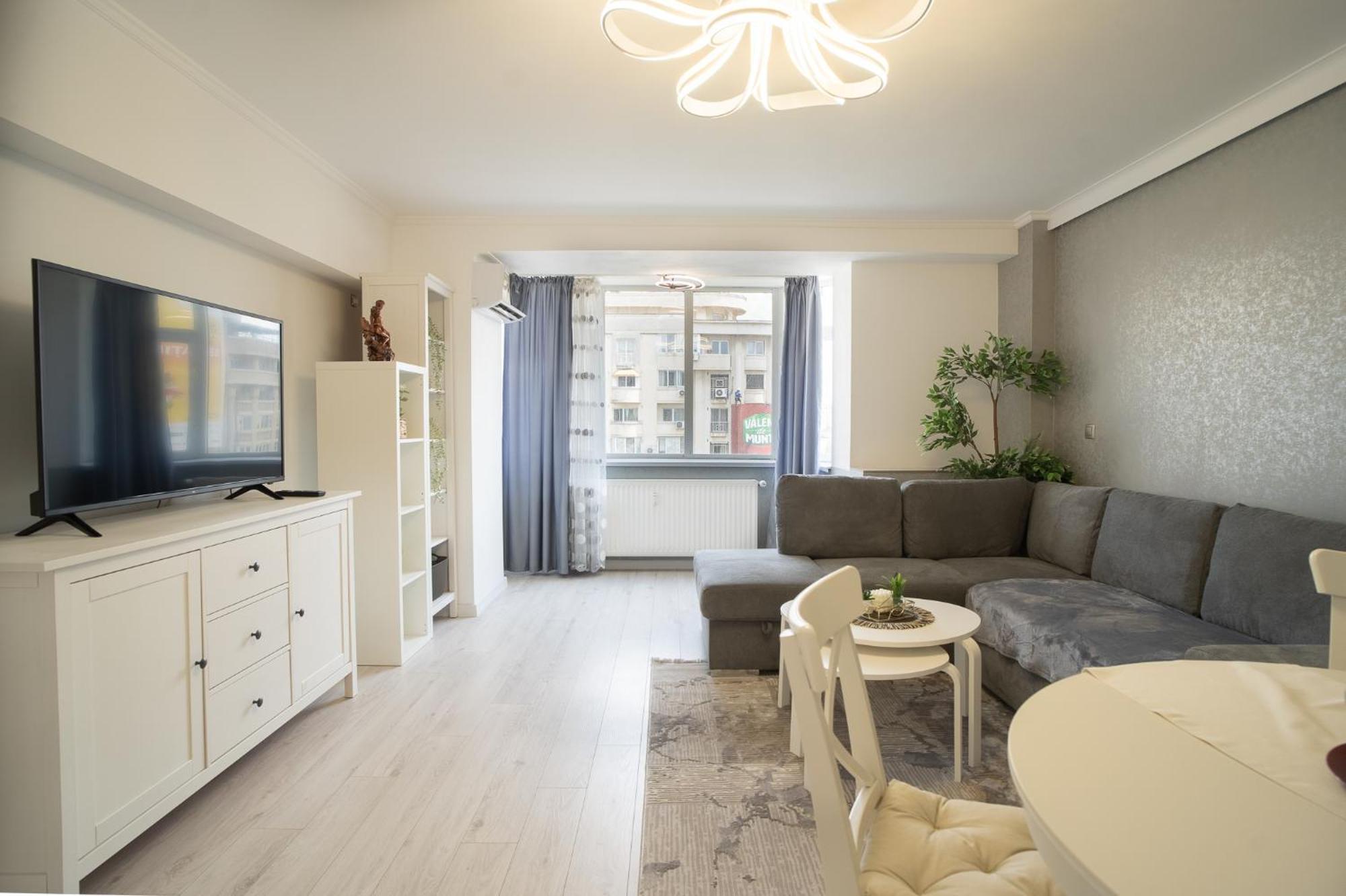 Апартаменты Luxury 2Br On Decebal Avenue Бухарест Экстерьер фото