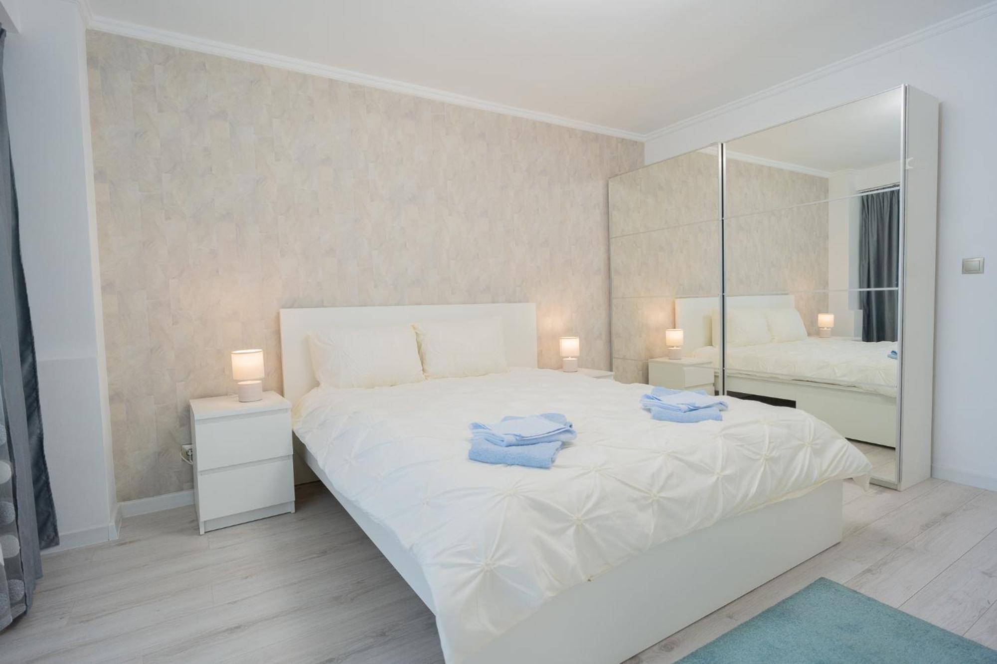 Апартаменты Luxury 2Br On Decebal Avenue Бухарест Экстерьер фото