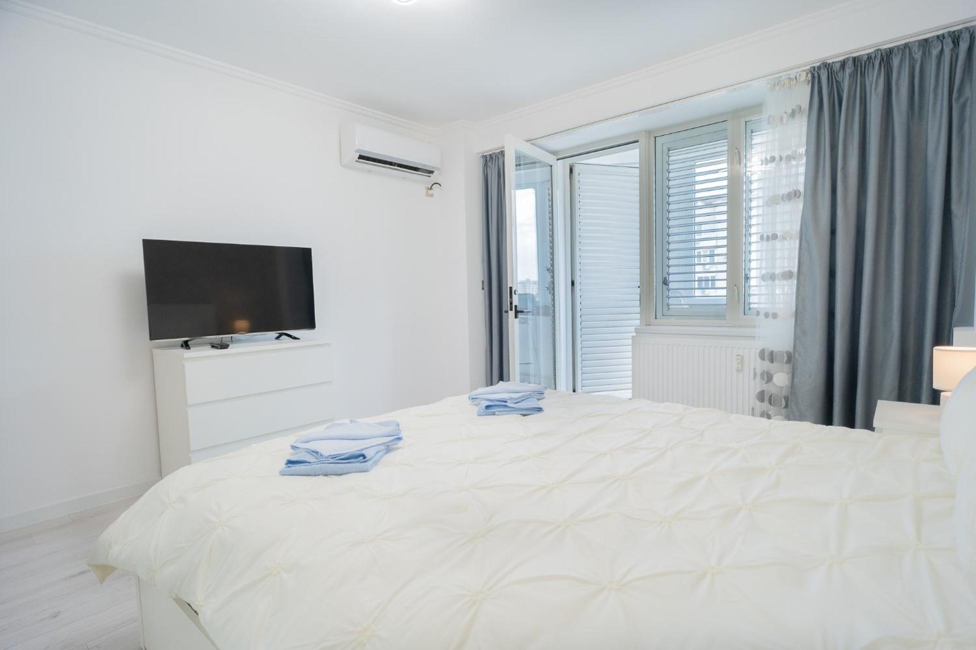 Апартаменты Luxury 2Br On Decebal Avenue Бухарест Экстерьер фото