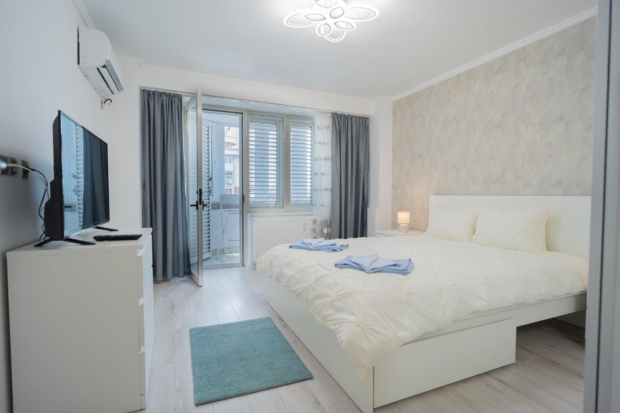Апартаменты Luxury 2Br On Decebal Avenue Бухарест Экстерьер фото